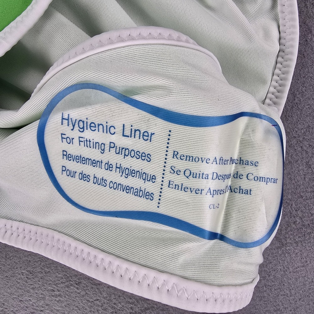Tommy Hilfiger Swimsuit Womens 2XL Green White One Piece Zip Front UPF 50+ New - Picture 7 of 14